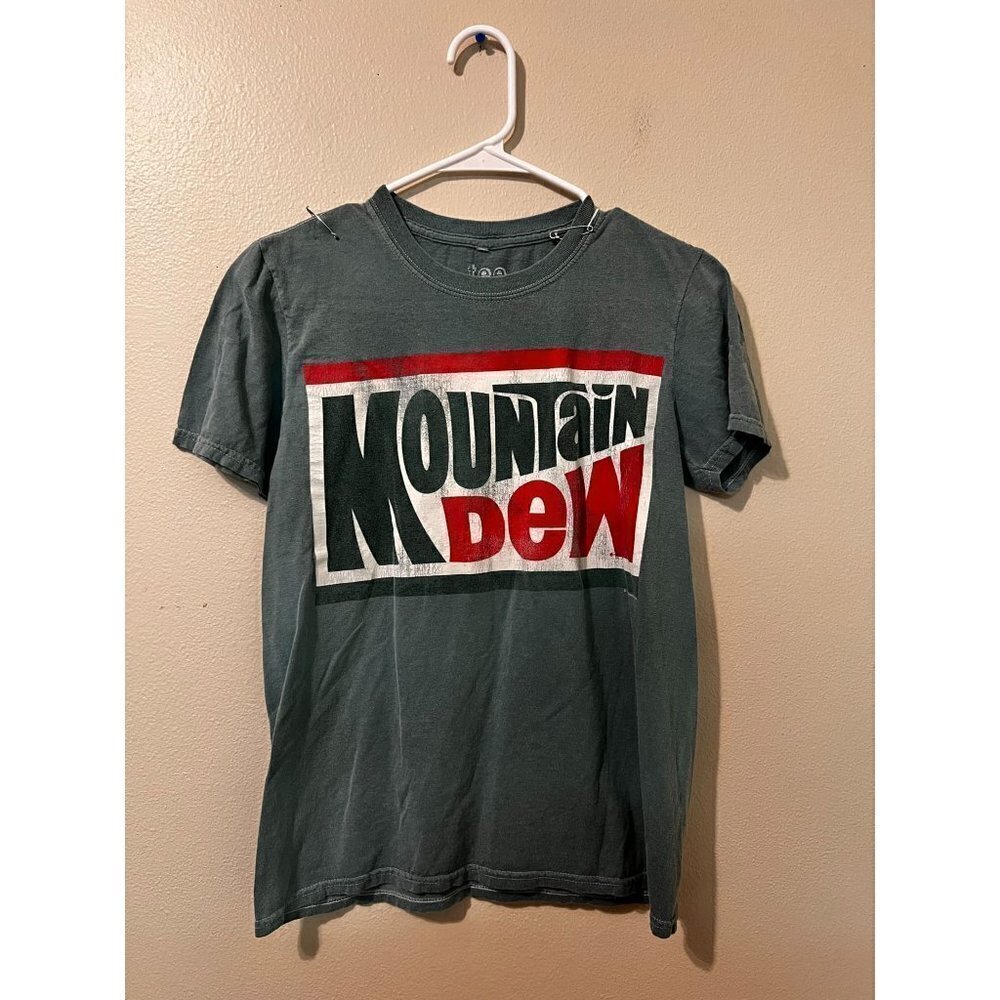 Women's Tee Luv Mountain Dew Logo T Shirt Size S [EXCELLENT]